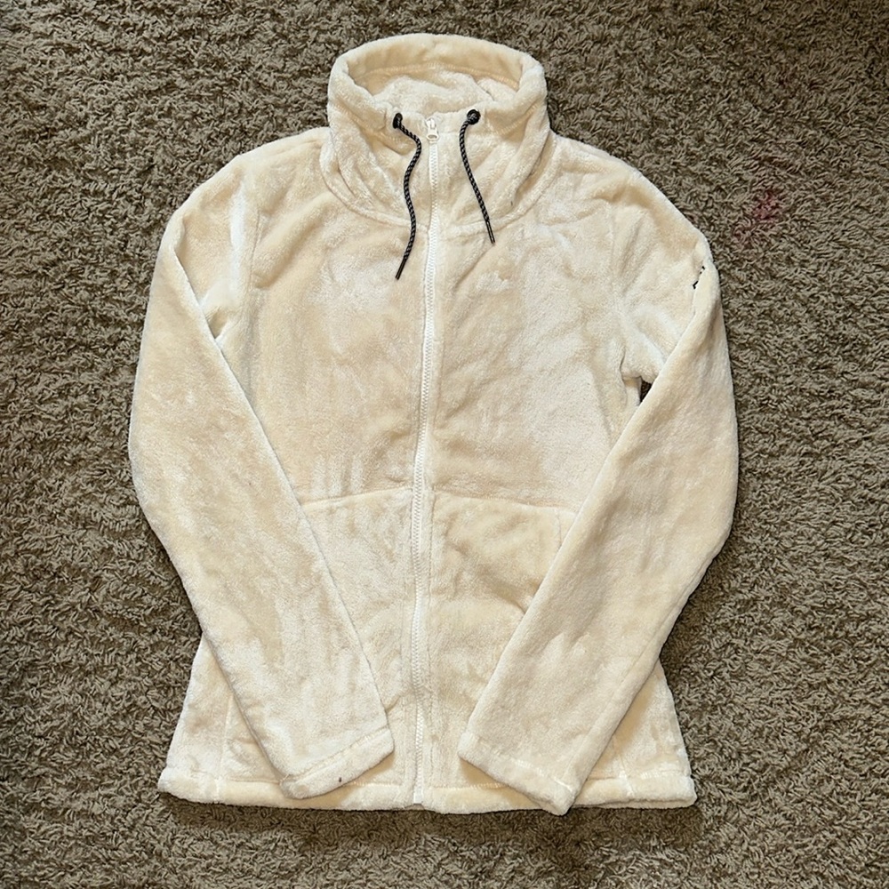 Women’s Roxy Fleece Zipup Jacket Sweatshirt Turtleneck with pockets size small